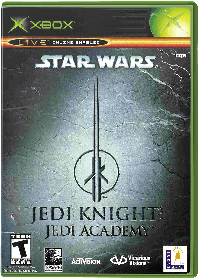 Star Wars Jedi Knight Jedi Academy Xbox US box art